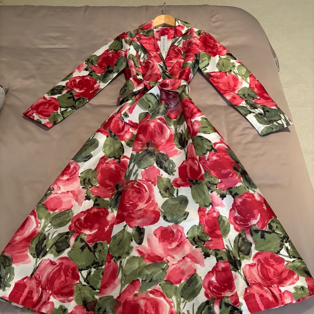 Frances Valentine Lucille Wrap Dress NWT size XS - Picture 10 of 11